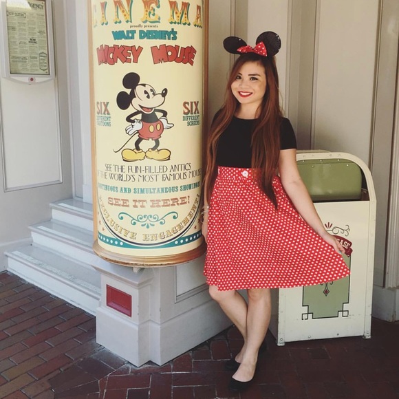 ModCloth Polka Dot Skirt - Picture 3 of 5